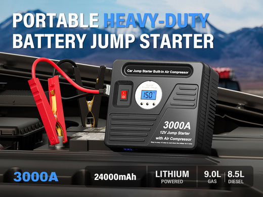 The Ultimate Guide to Properly Utilizing a Car Battery Jump Starter with Air Compressor