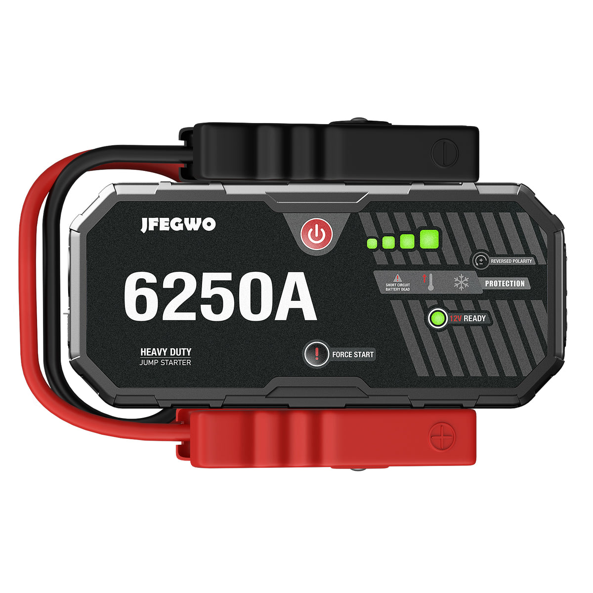 JFEGWO 6250A Jump Starter per auto con potenziatore di batterie